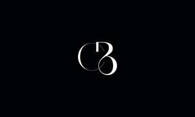 BC, CB, Abstract Letters Logo Monogram