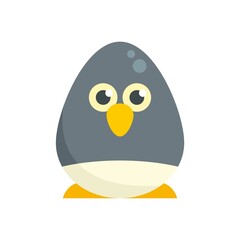 Bird bath toy icon flat isolated vector