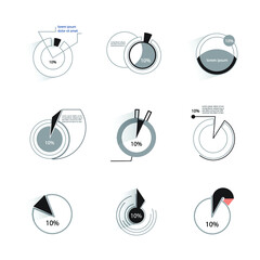 Infographic elements for annual reports