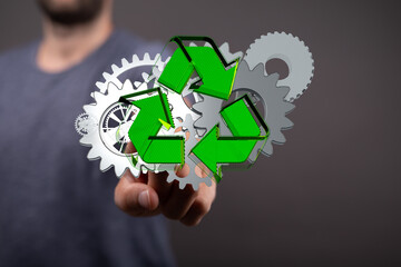 Eco green environment concept presented