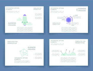 Cards for business data visualization
