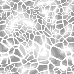 Seamless geometric pattern of shapes. Abstract camo with a grid. Modern print on fabric and clothing. Military texture. Vector