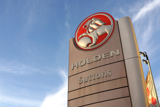 View of Holden & HSV showroom at Suttons City. Holden is an Australian automaker operating in Australia founded in 1856 as a saddlery manufacturer. Zetland, NSW, Australia - 1 OCT 2017.