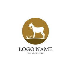 Goat Logo Template vector icon
