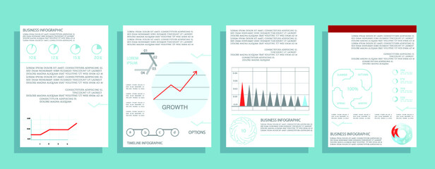 Cards for business data visualization