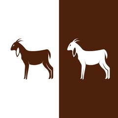 Goat Logo Template vector icon