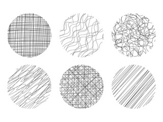 Set of geometric monochrome abstract backgrounds, design elements