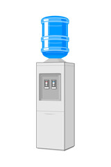 Water dispenser. Plastic bottle. cooler.