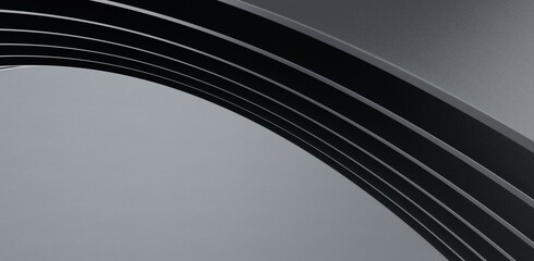 grey stripe pattern futuristic background. 3d render illustration