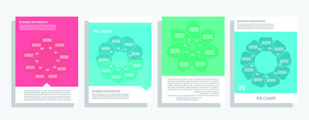 Cards for business data visualization