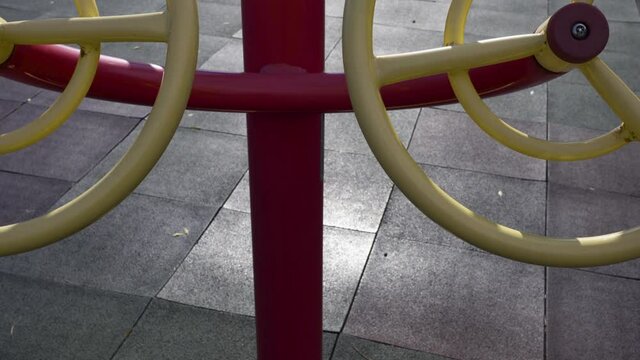 Fitness equipment for middle-aged and elderly people.