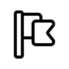 Obraz premium Flag vector Flat Icon Design Symbol on White background EPS 10 File