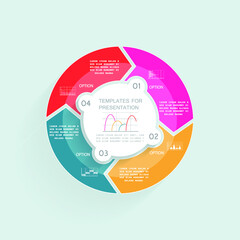 Infographic elements for annual business reports