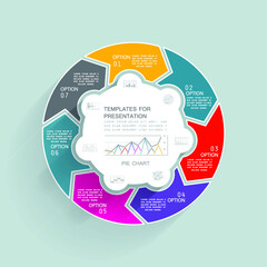 Infographic elements for annual business reports