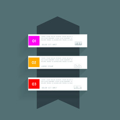 Infographic elements for annual business reports