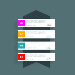 Infographic elements for annual business reports