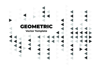Triangle geometric abstract background. Dynamic shapes composition. Flat and clean style. Applicable for any graphic works.