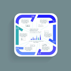 Infographic elements for annual business reports