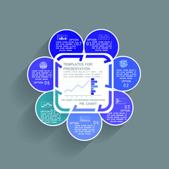 Infographic elements for annual business reports