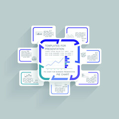 Infographic elements for annual business reports