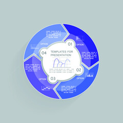 Infographic elements for annual business reports