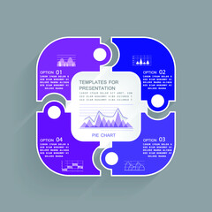 Infographic elements for annual business reports