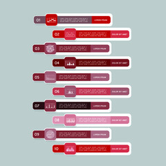 Fototapeta premium Template for your project, options for presentations