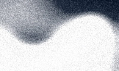 Obraz premium Dotwork gradient pattern vector background. abstract black-white swirl.