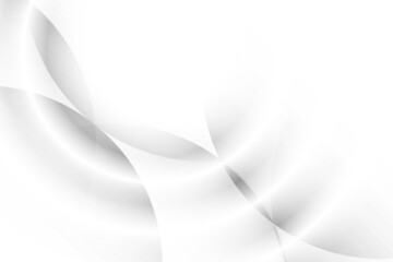 Abstract white and gray color, modern design background with geometric shape. Vector illustration.