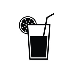 juice icon cocktail drink vector icon