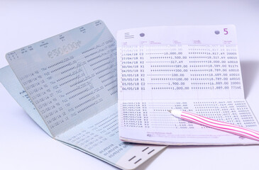 Bank book and Account bank