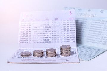 Bank book and Account bank