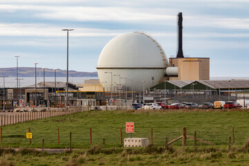 Dounreay Nuclear Plant - Caithness on the north coast of Scotland