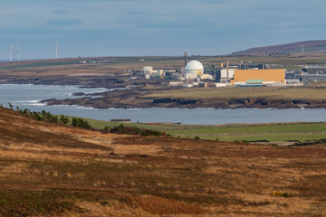 Dounreay Nuclear Plant - Caithness on the north coast of Scotland
