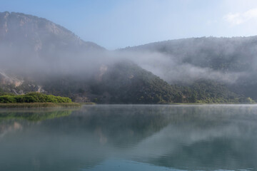 Mists in the Laguna del Tobar