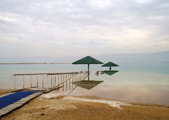 Low season at the dead sea resort