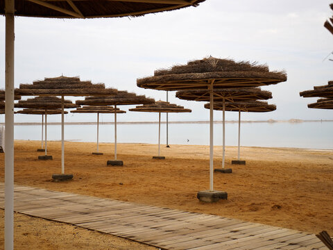 Low season at the Dead Sea resort in Israel