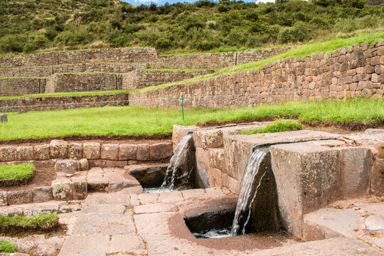 Tipon, Peru, construccion inca