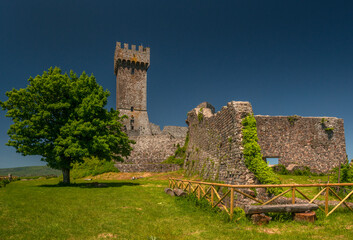 Fototapeta premium Radicofani Castle, Tuscany, Italy