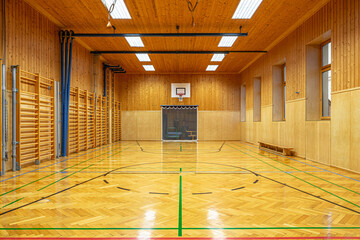 Turnhalle Sporthalle einer Schule