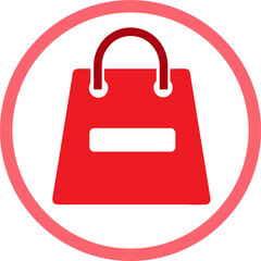 Shopping bag icon Sale package sign design