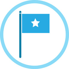 Flag icon sign symbol design