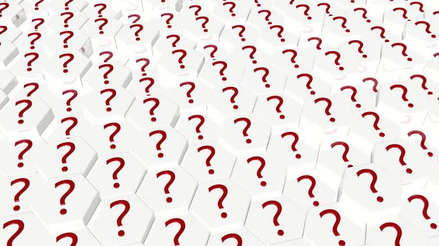Question marks in chalk on a blackboard. Ask for help. FAQ concept. Asking questions.