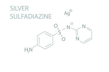 Fototapeta premium molecular skeletal chemical formula.