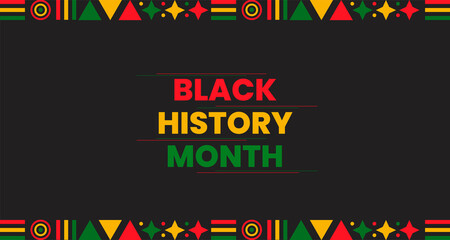 black history month background. African American History or Black History Month. Celebrated annually in February in the USA and Canada. black history month 2022