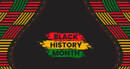 black history month background. African American History or Black History Month. Celebrated annually in February in the USA and Canada. black history month 2022