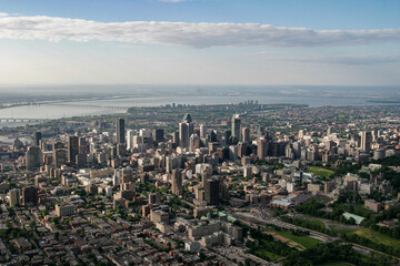 Downtown Montreal in Summer Quebec Canada
