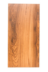 Simple rectangular wooden board, isolated