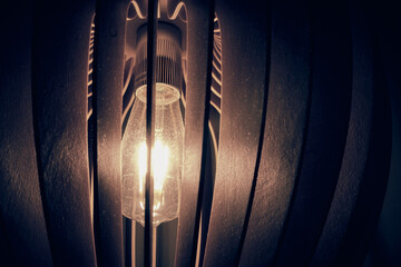 Light bulb close up