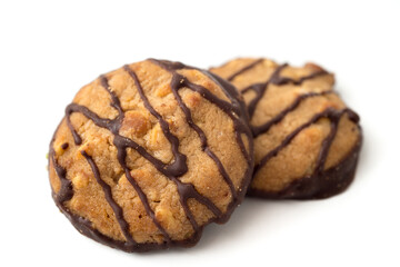 Nussgebäck mit Zartbitterschokolade